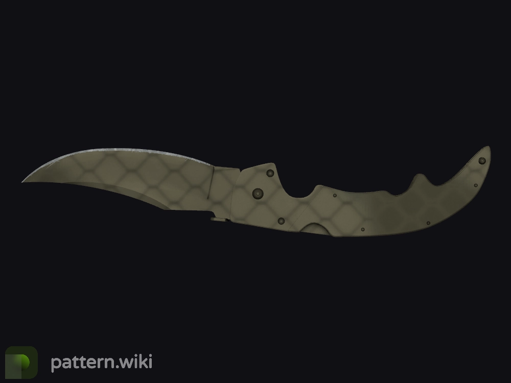 Falchion Knife Safari Mesh seed 67