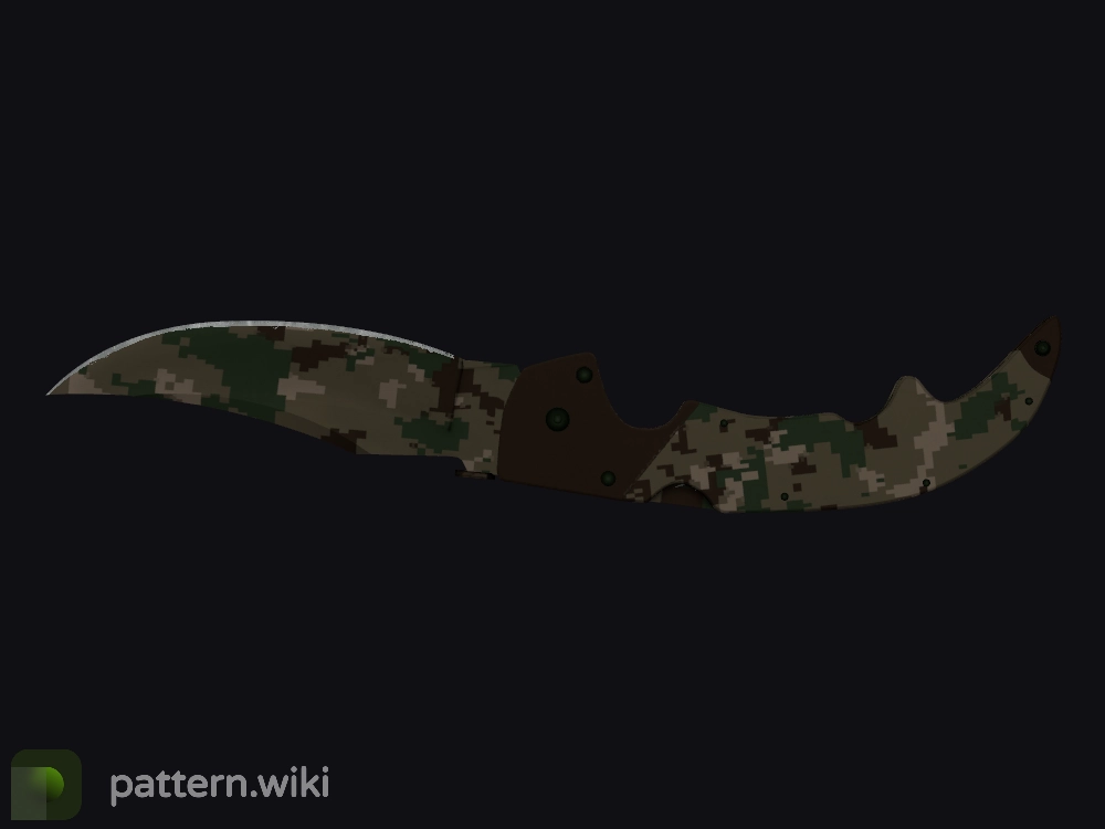 Falchion Knife Forest DDPAT seed 662