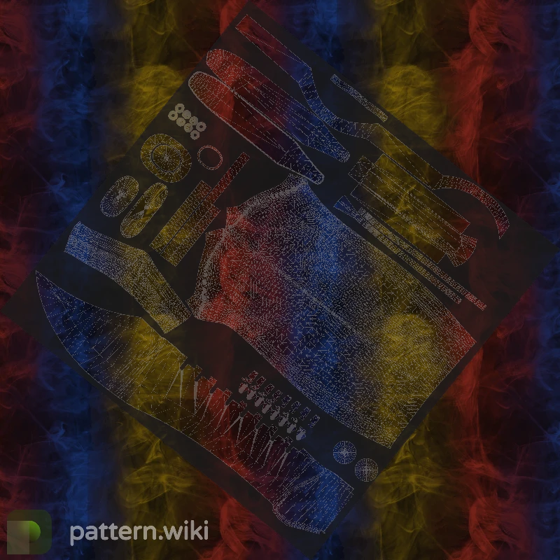 Bowie Knife Marble Fade seed 690 pattern template