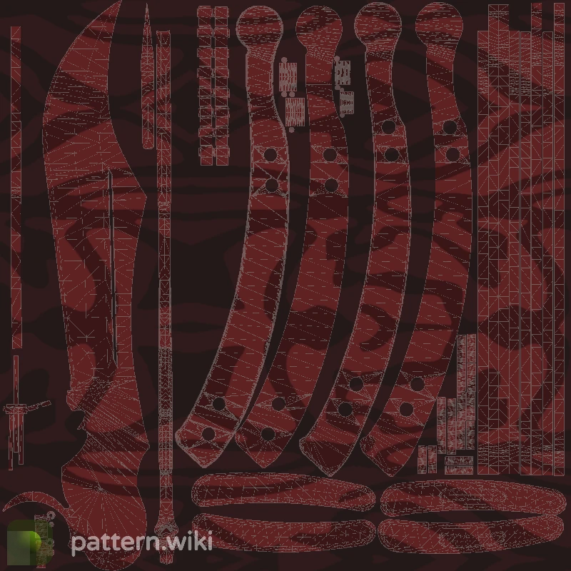 Butterfly Knife Slaughter seed 395 pattern template