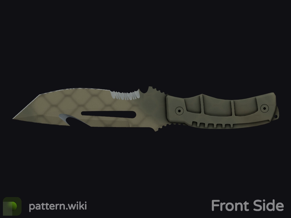 Survival Knife Safari Mesh seed 568