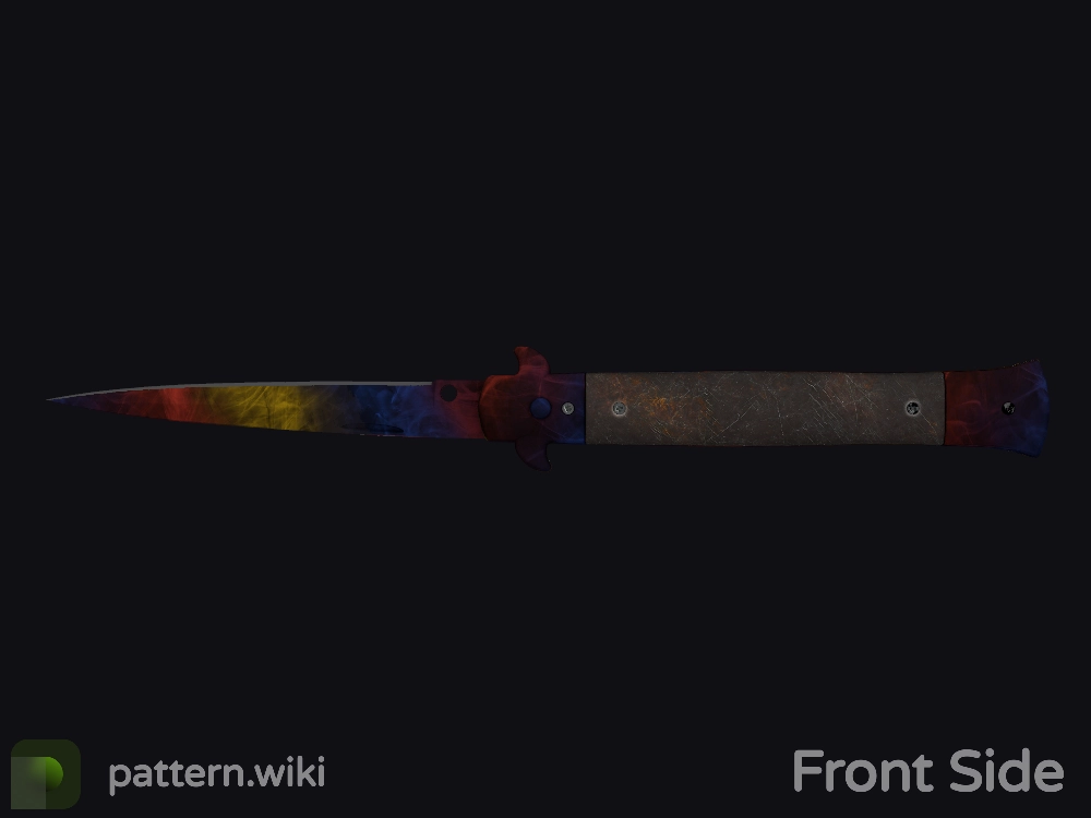 Stiletto Knife Marble Fade seed 977