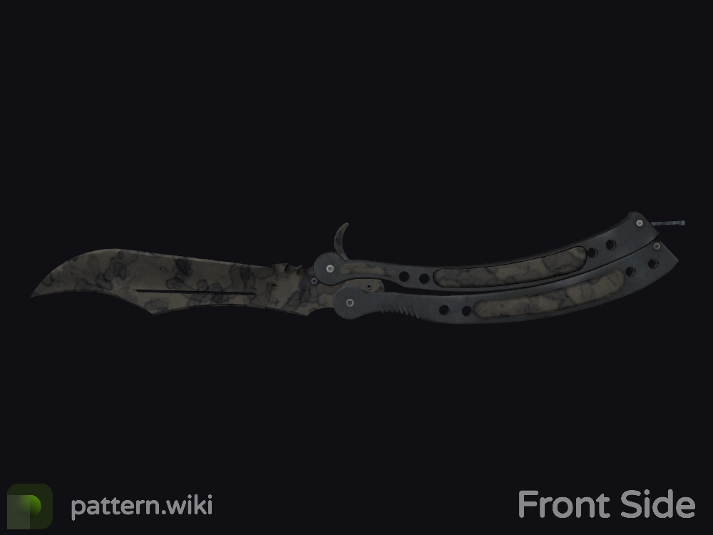 Butterfly Knife Stained seed 343