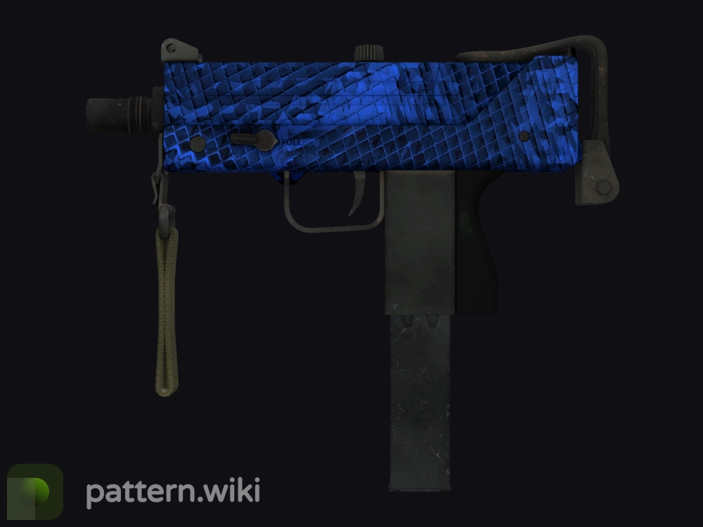 MAC-10 Lapis Gator seed 324