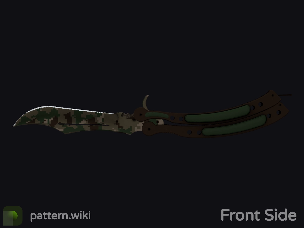 Butterfly Knife Forest DDPAT seed 415