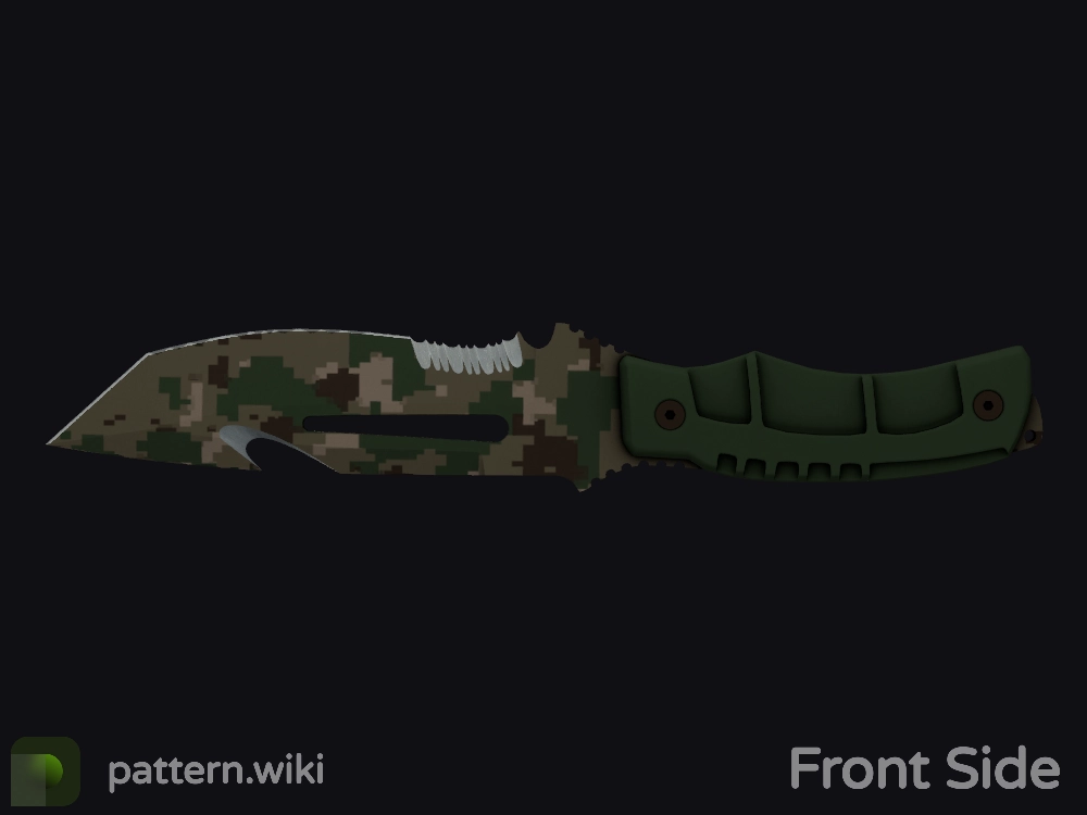 Survival Knife Forest DDPAT seed 345