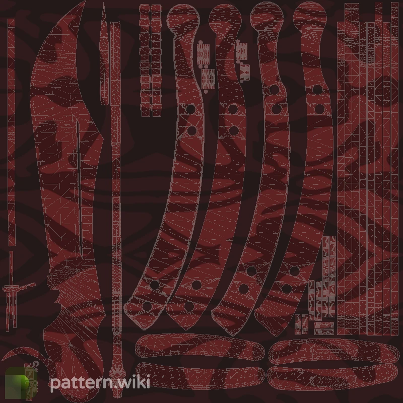 Butterfly Knife Slaughter seed 651 pattern template