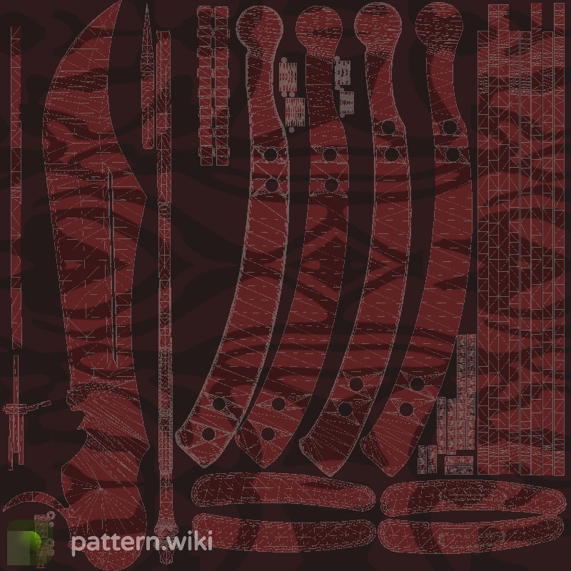 Butterfly Knife Slaughter seed 76 pattern template