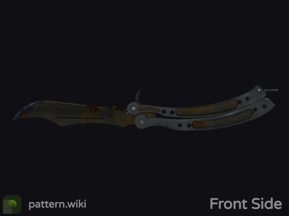 Butterfly Knife Case Hardened seed 588