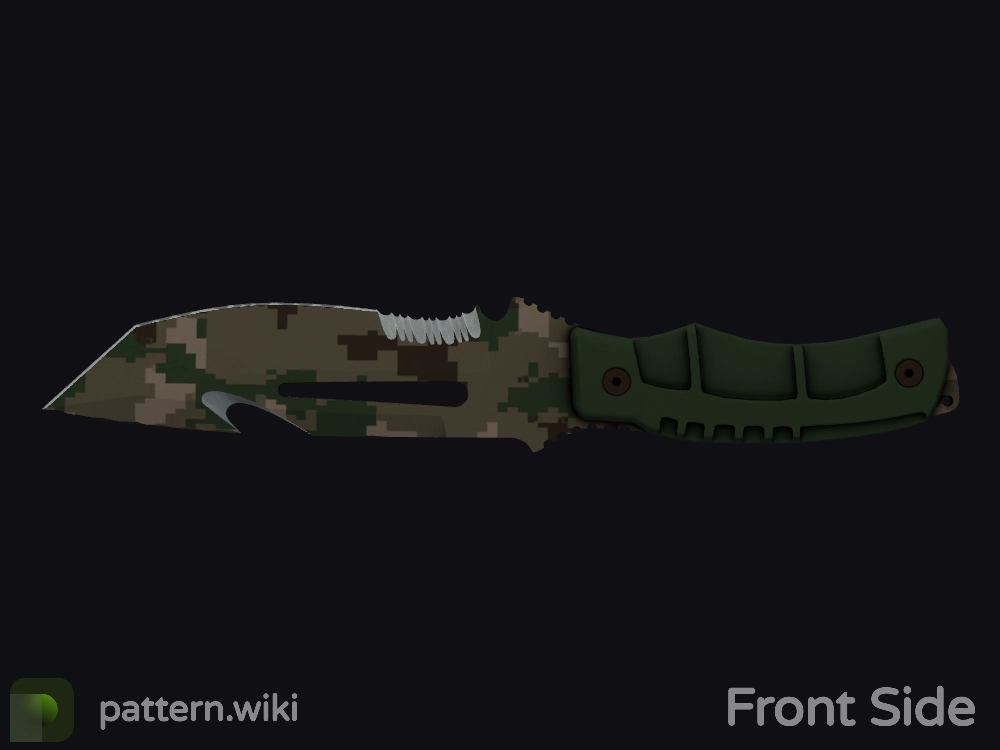 Survival Knife Forest DDPAT seed 58