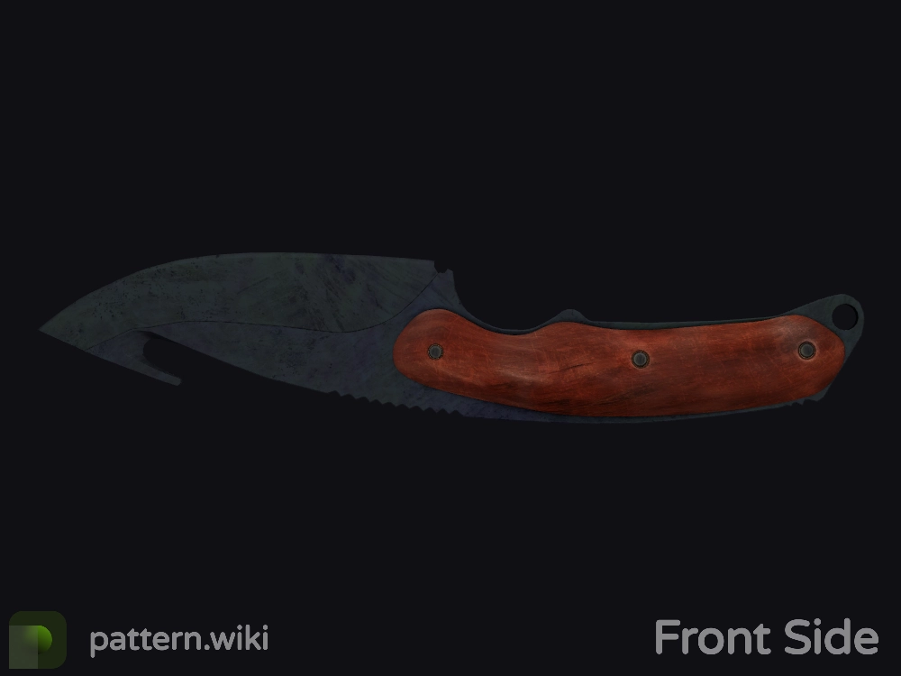 Gut Knife Blue Steel seed 786