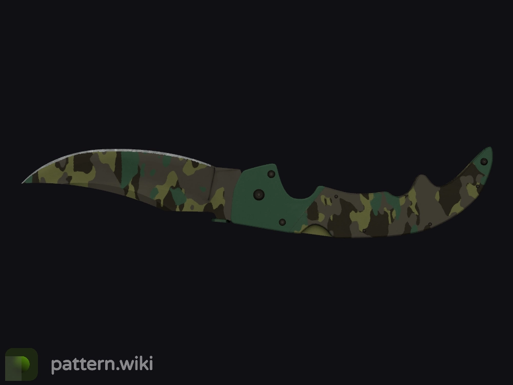 Falchion Knife Boreal Forest seed 345