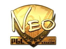 Sticker NEO (Gold) | Krakow 2017 preview