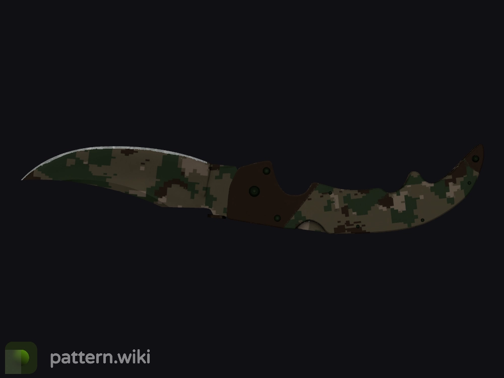 Falchion Knife Forest DDPAT seed 657