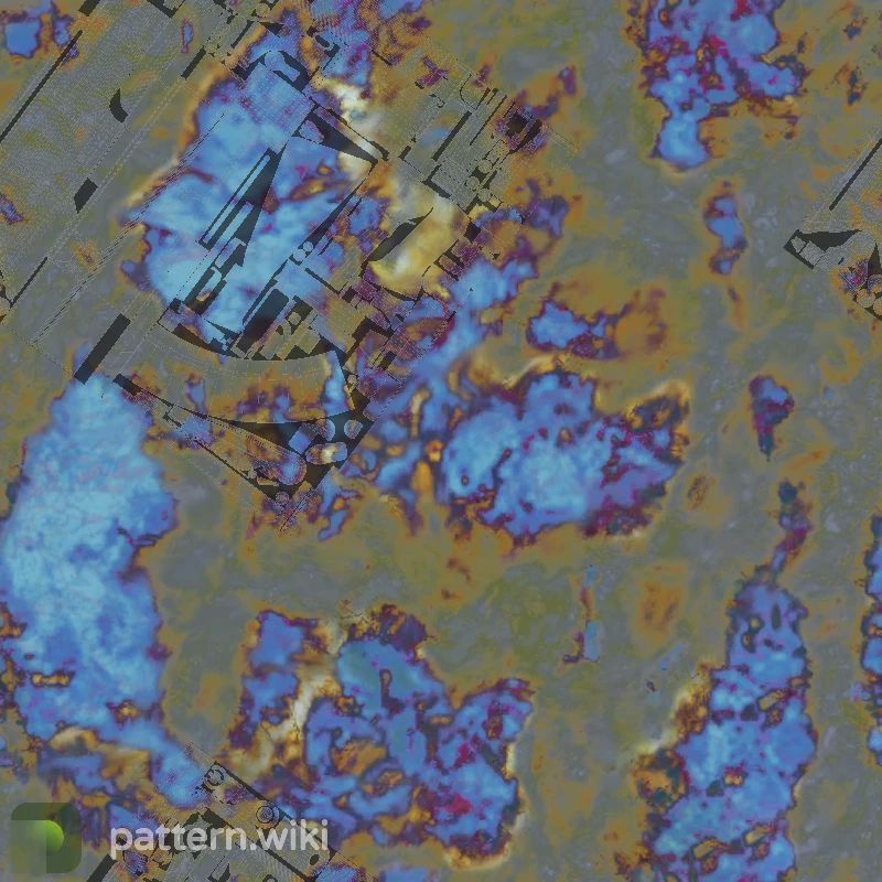 AK-47 Case Hardened seed 805 pattern template