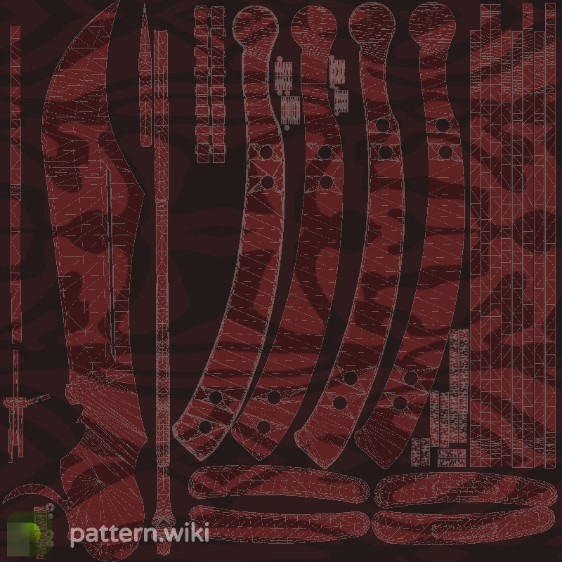 Butterfly Knife Slaughter seed 985 pattern template