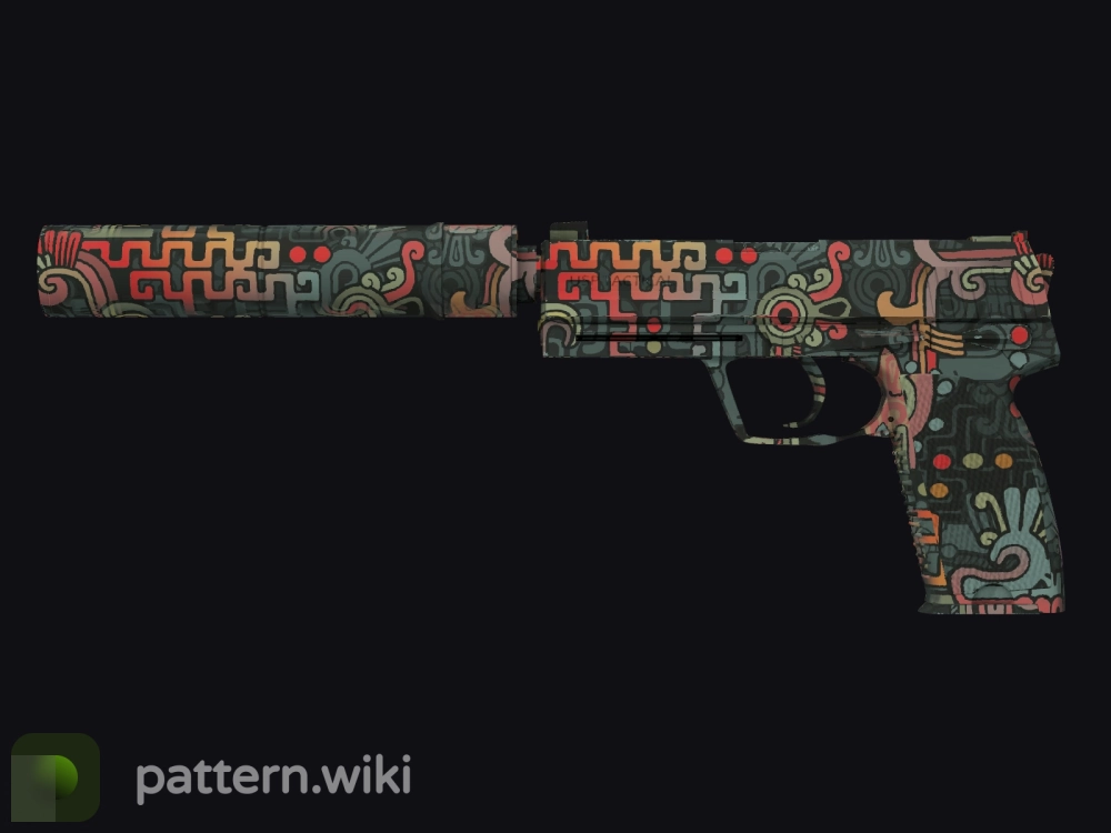 USP-S Ancient Visions seed 208