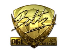 Sticker boltz (Gold) | Krakow 2017 preview