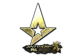 Sticker Astralis (Gold) | Antwerp 2022 preview