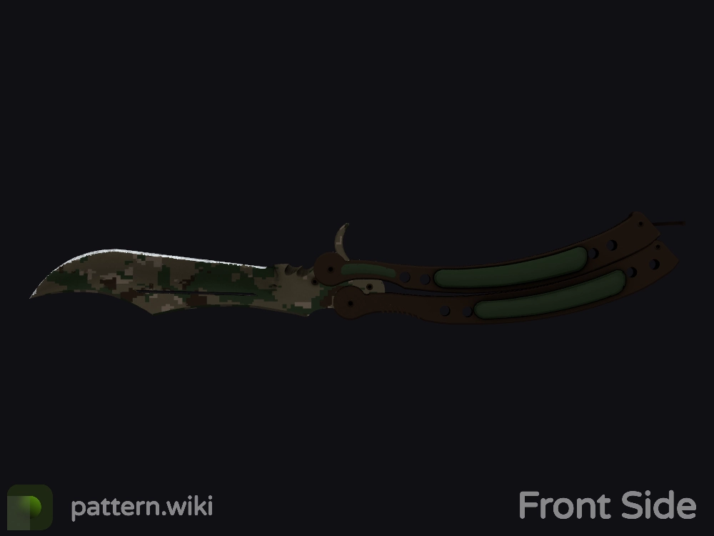 Butterfly Knife Forest DDPAT seed 127