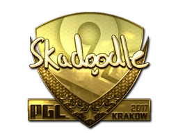 Sticker Skadoodle (Gold) | Krakow 2017 preview