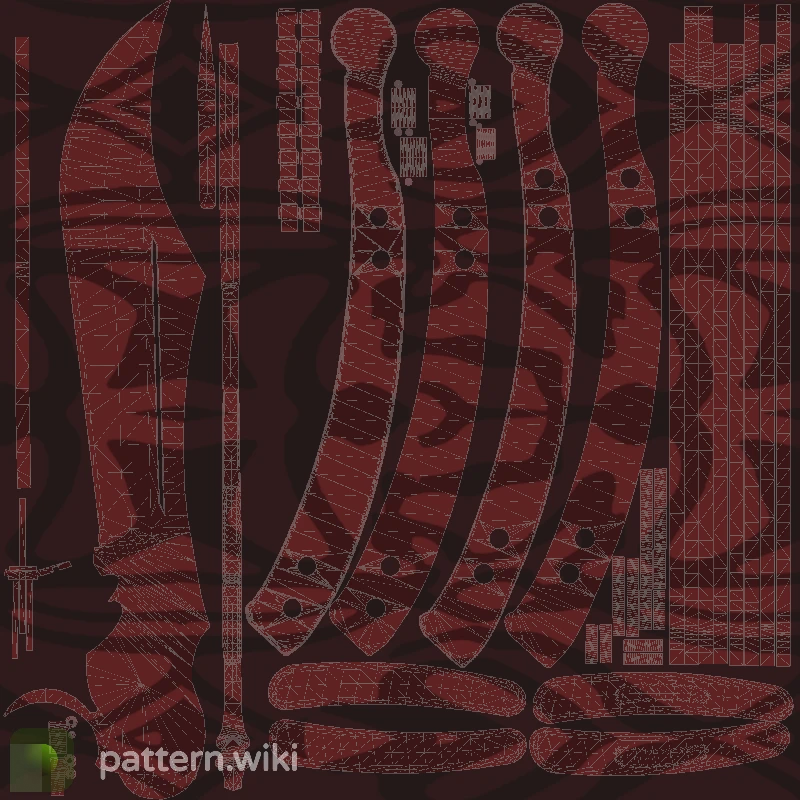 Butterfly Knife Slaughter seed 45 pattern template