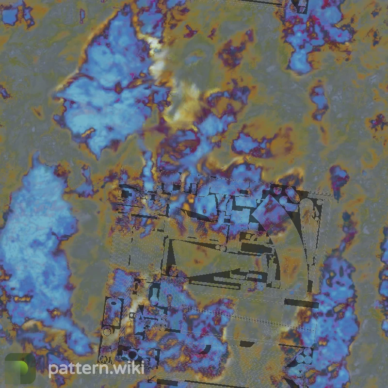 AK-47 Case Hardened seed 17 pattern template