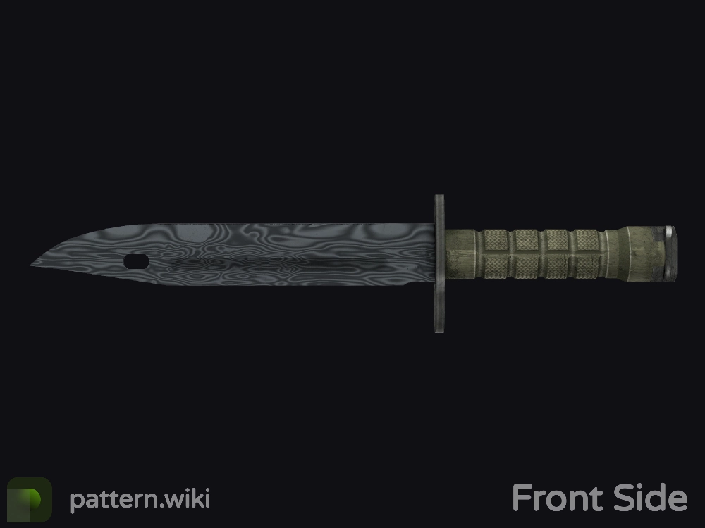 Bayonet Damascus Steel seed 129