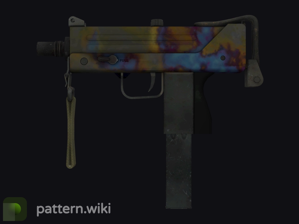 MAC-10 Case Hardened seed 543