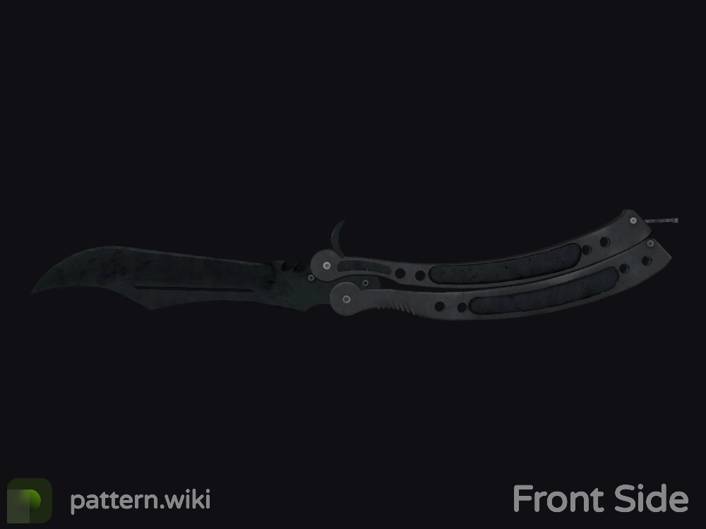 Butterfly Knife Blue Steel seed 431