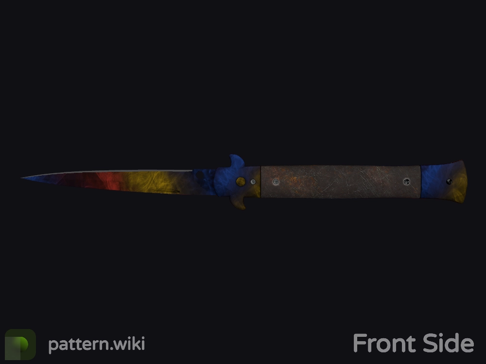 Stiletto Knife Marble Fade seed 298