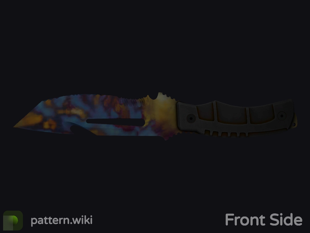 Survival Knife Case Hardened seed 122