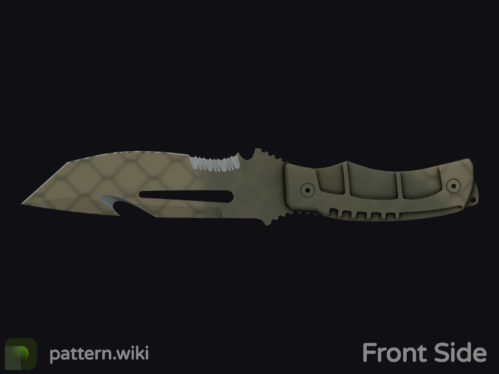 Survival Knife Safari Mesh seed 622