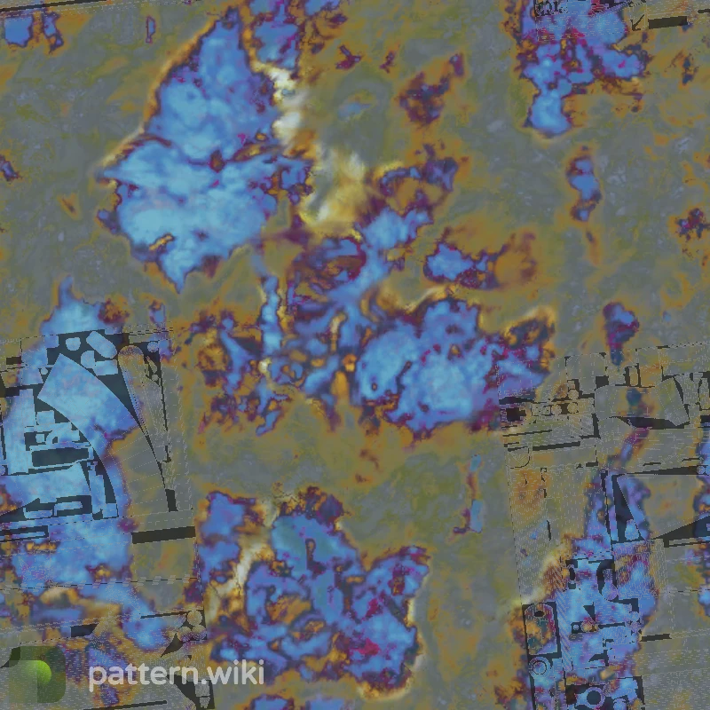 AK-47 Case Hardened seed 505 pattern template