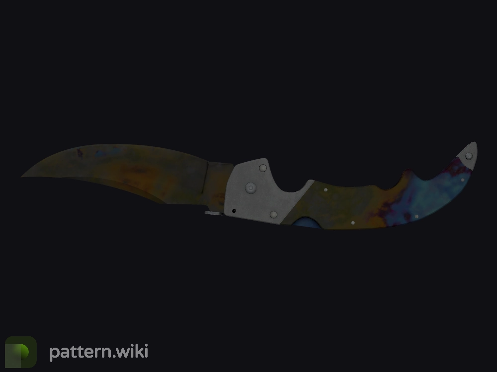 Falchion Knife Case Hardened seed 115