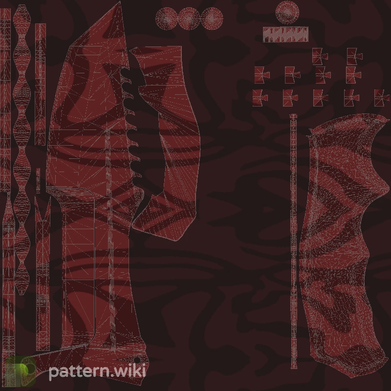 Huntsman Knife Slaughter seed 414 pattern template