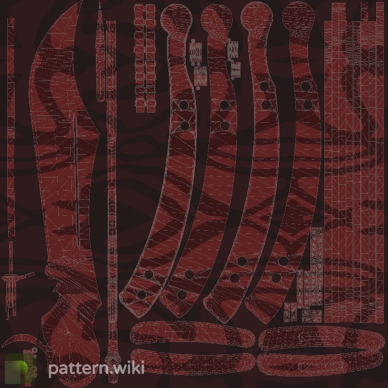 Butterfly Knife Slaughter seed 803 pattern template