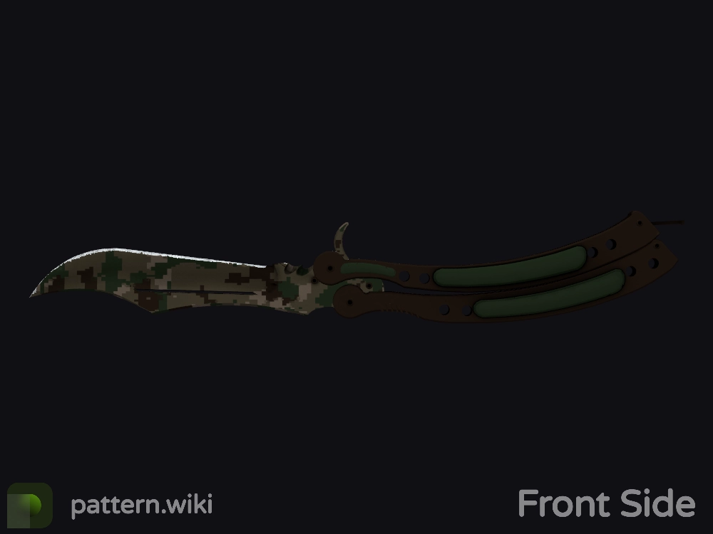 Butterfly Knife Forest DDPAT seed 162