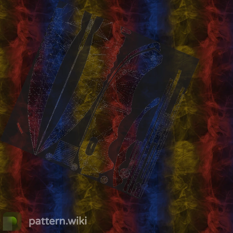 Flip Knife Marble Fade seed 941 pattern template