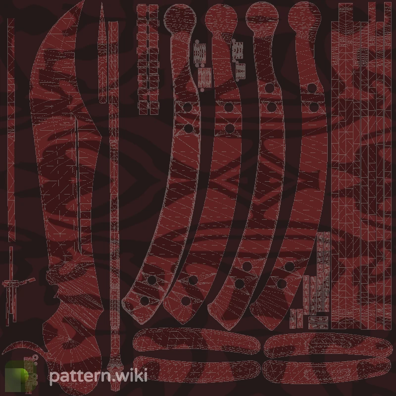 Butterfly Knife Slaughter seed 705 pattern template