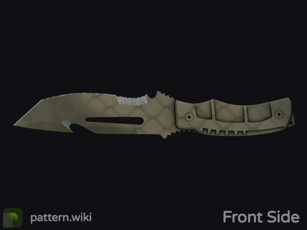 Survival Knife Safari Mesh seed 984