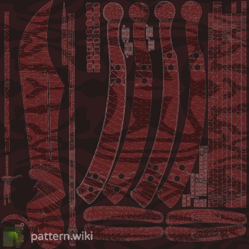 Butterfly Knife Slaughter seed 486 pattern template