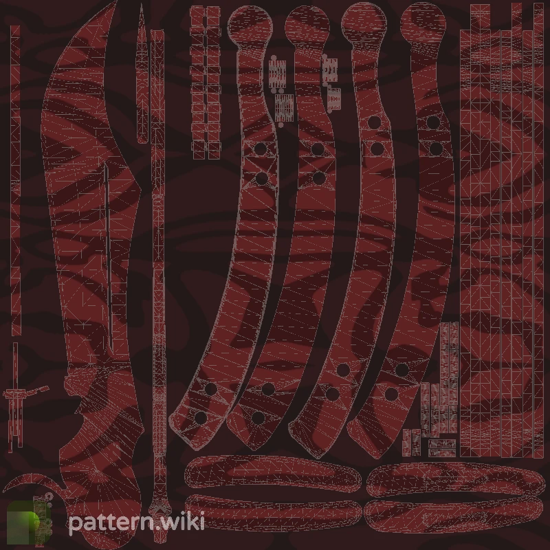 Butterfly Knife Slaughter seed 635 pattern template