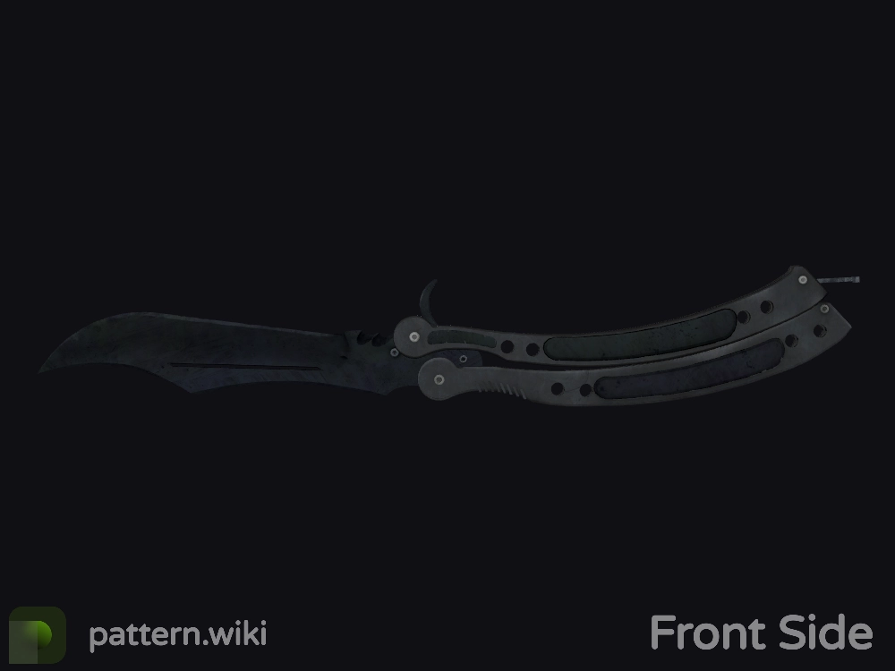 Butterfly Knife Blue Steel seed 596