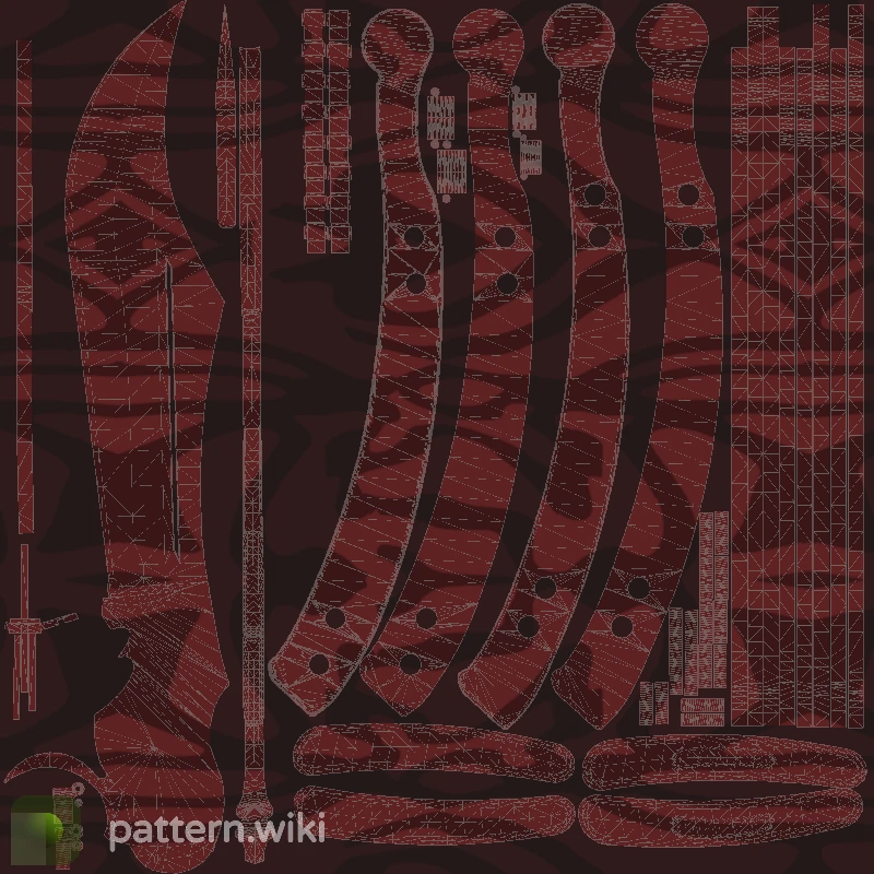 Butterfly Knife Slaughter seed 641 pattern template