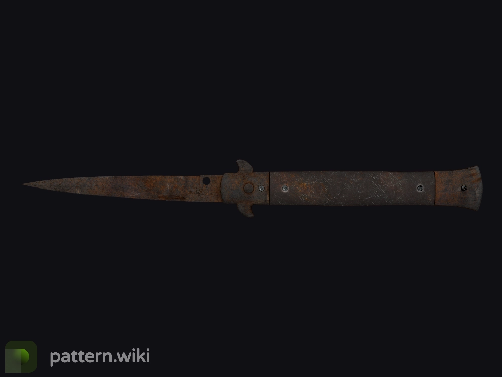 Stiletto Knife Rust Coat seed 664