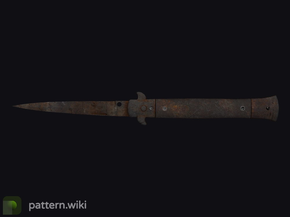 Stiletto Knife Rust Coat seed 893