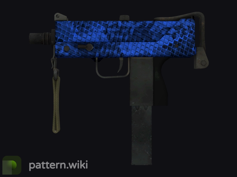 MAC-10 Lapis Gator seed 216