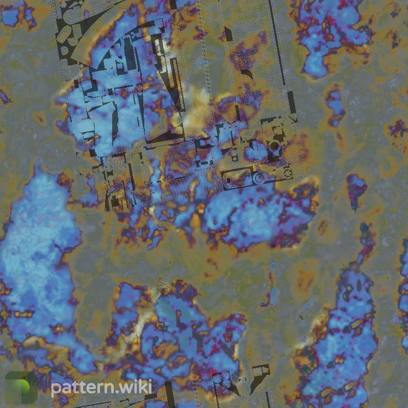 AK-47 Case Hardened seed 990 pattern template