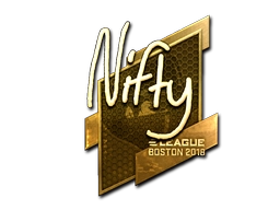 Sticker Nifty (Gold) | Boston 2018 preview